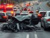 Accident de voiture sur l'autoroute A47
