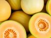 Melons entiers et coupés