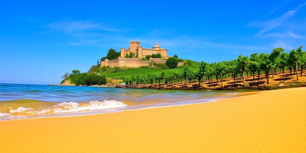 Paysages audois, plages méditerranéennes, châteaux cathares, vignobles ensoleillés.