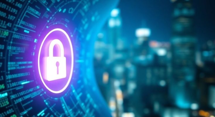 Tunnel VPN sécurisé avec cadenas ouvert