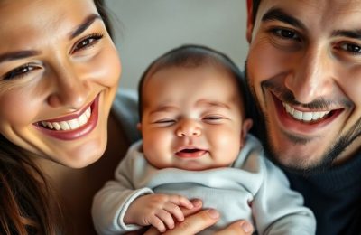 Famille heureuse avec un jeune enfant