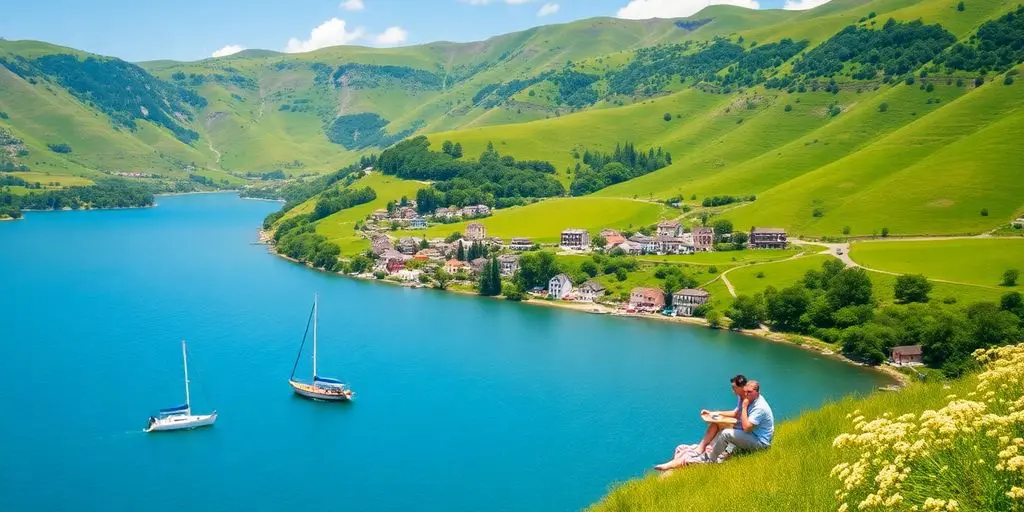 Paysage idyllique pour week-end de Pentecôte mémorable