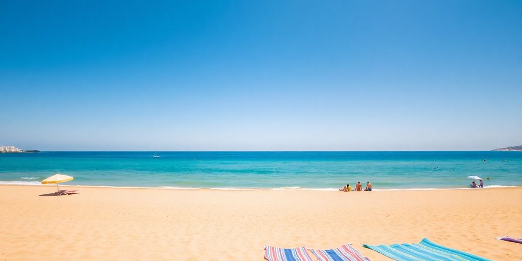 Plage ensoleillée Grau-du-Roi