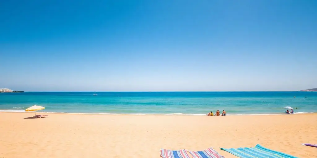 Plage ensoleillée Grau-du-Roi