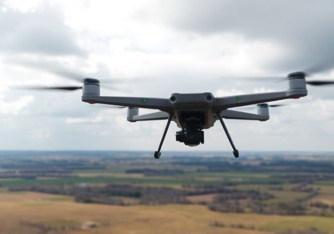 Drone russe au-dessus d'une zone militaire lituanienne.