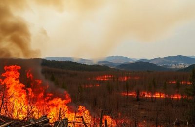 Incendies dévastateurs dans le nord-ouest de l'Espagne.
