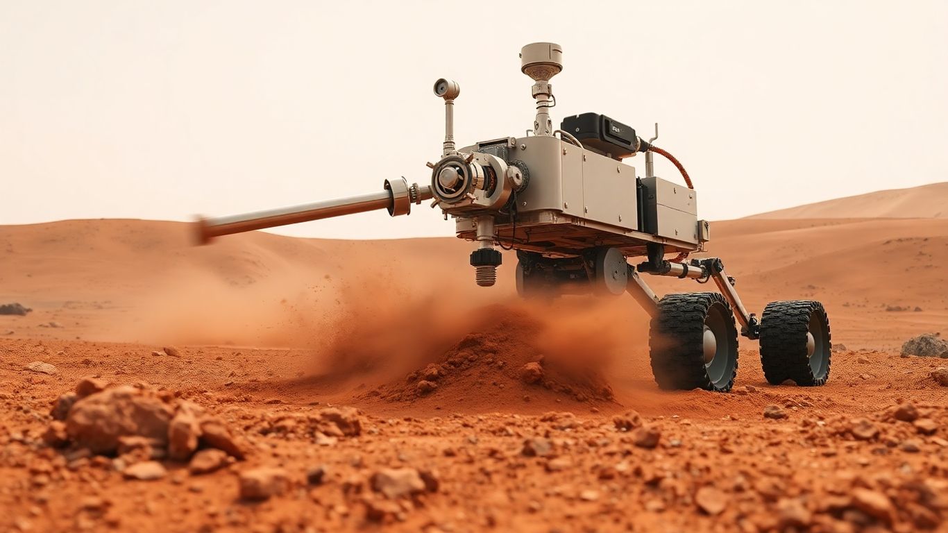 Mars : Un robot de la NASA pourrait avoir trouvé un signe de vie ancienne