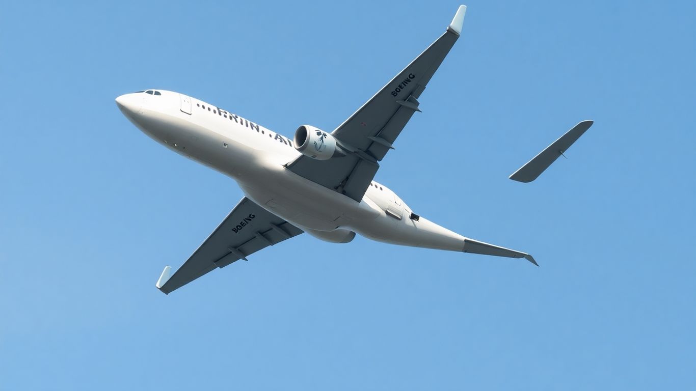 Boeing 737 endommagé en plein vol par un objet inconnu.