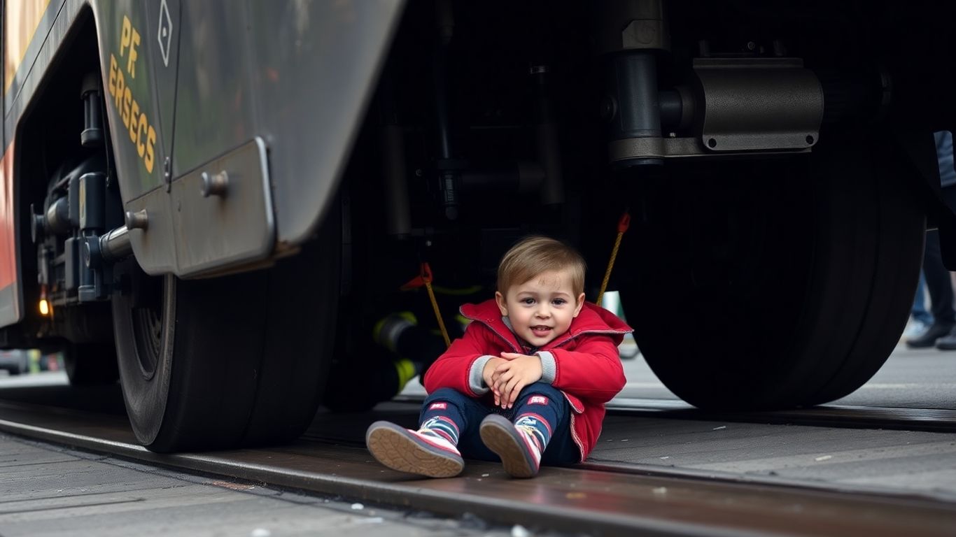 Enfant coincé sous un tramway à Strasbourg, indemne.