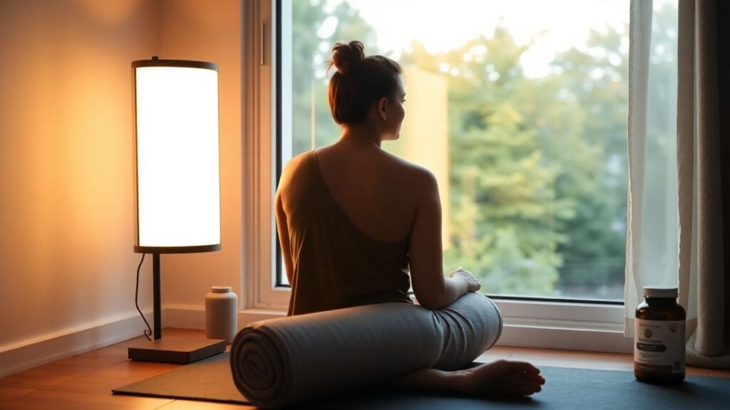 Luminothérapie, sport et compléments pour la dépression saisonnière.