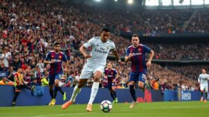 Guidé par Kylian Mbappé, le Real Madrid remporte le premier Clasico de la saison contre le FC Barcelone
