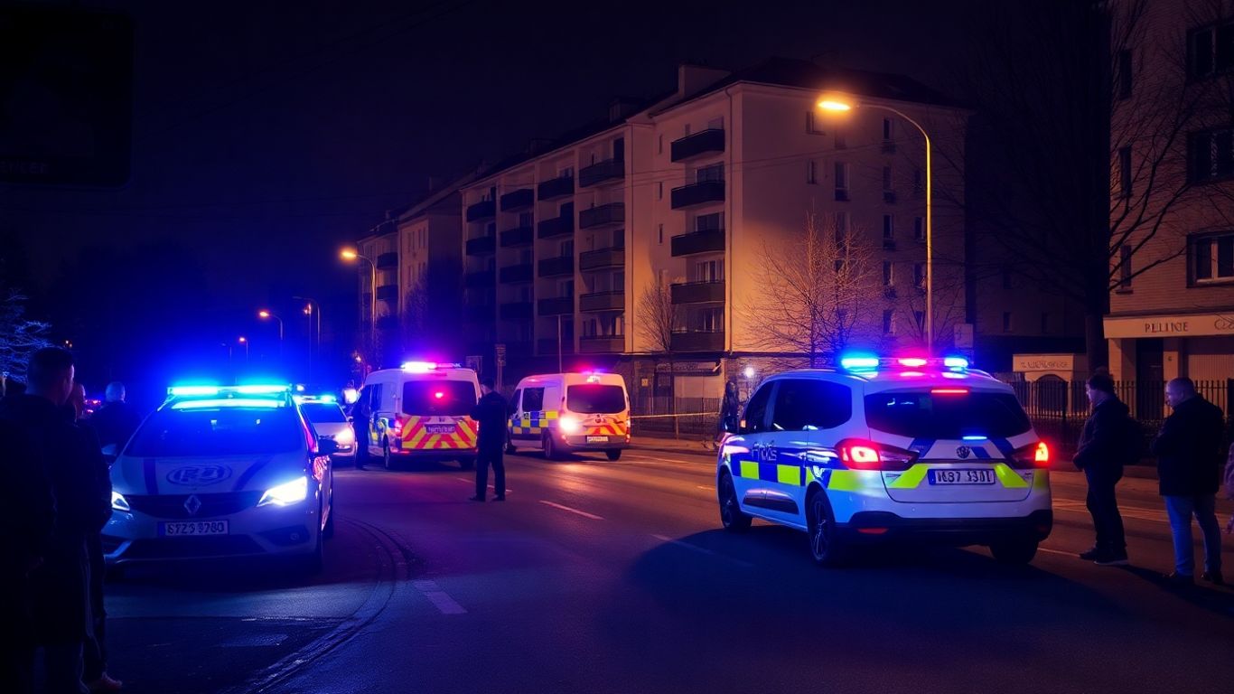 Intervention policière nocturne aux Moulins après fusillade meurtrière.