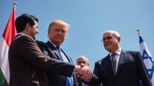 Donald Trump s’affiche en « président de la paix »