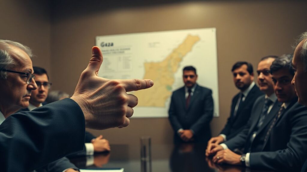 Négociations sur le plan de paix pour Gaza.