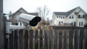 Mon voisin a-t-il le droit de mettre une caméra de surveillance sur notre terrain commun ?