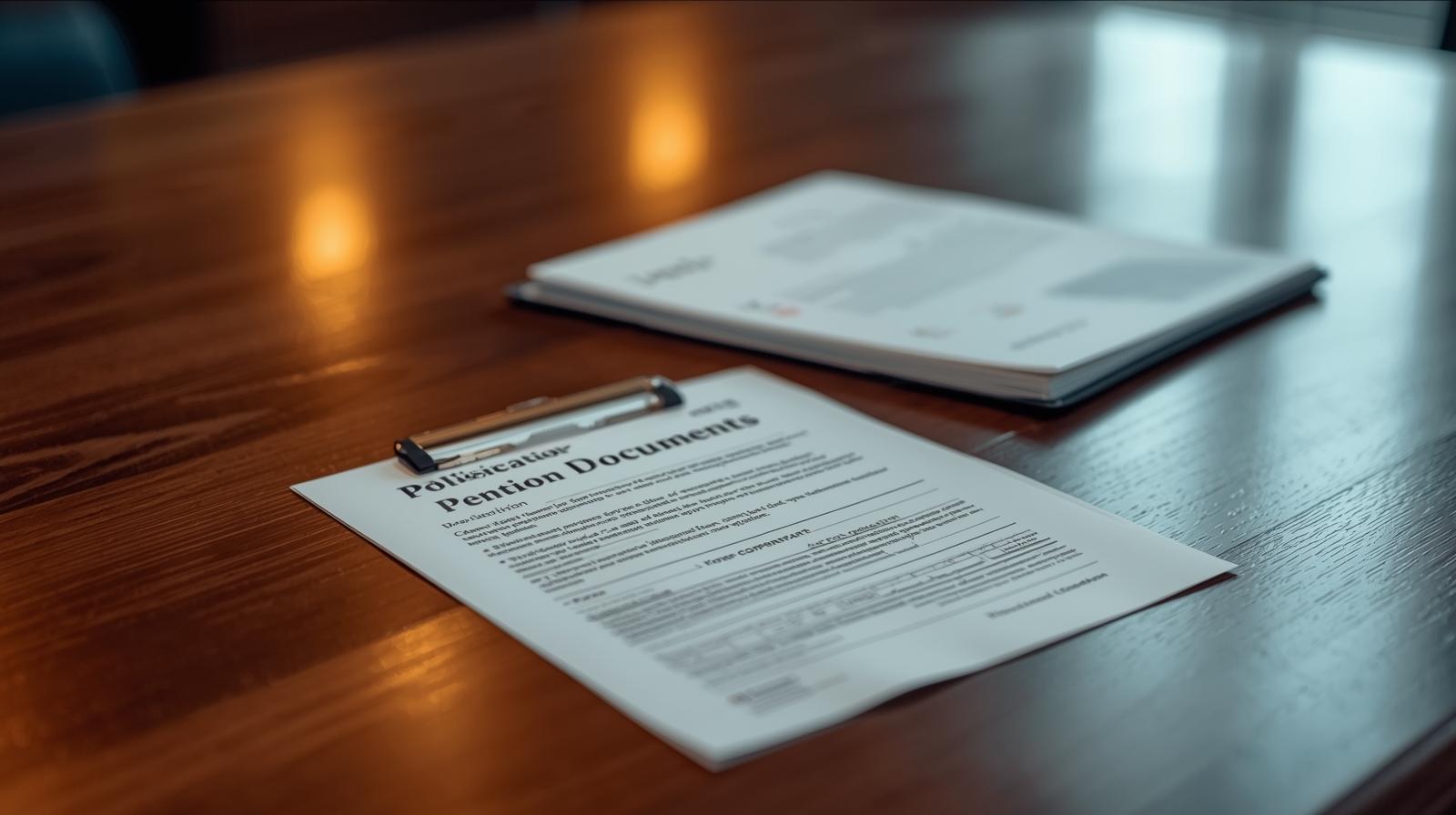 Documents de retraite utilisés pour vérifier une date de départ