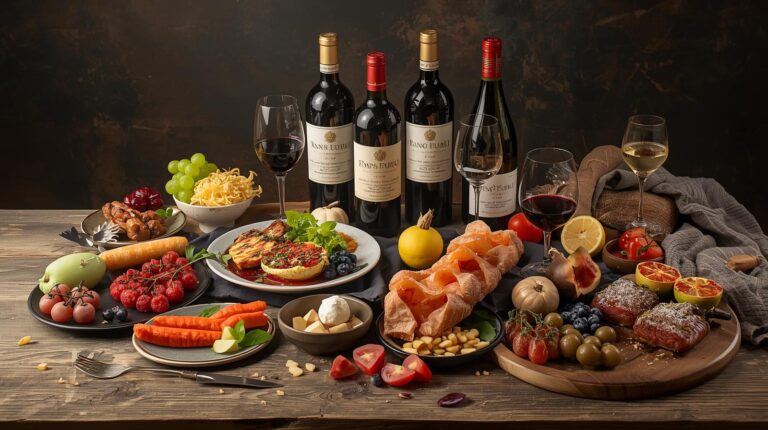 Boissons et accords mets-vins à petit budget pour les menus de fête