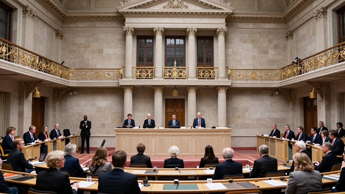 Assemblée Nationale lors d'un vote