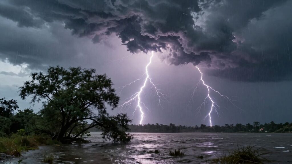 Pluie et vent forts dans le sud-est de la France.