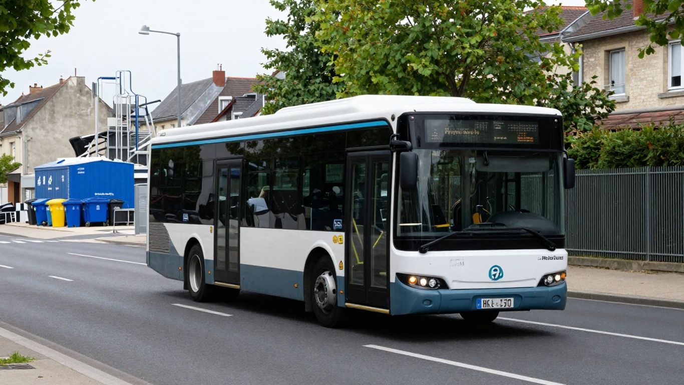 Bus à hydrogène dans le Val-de-Marne.