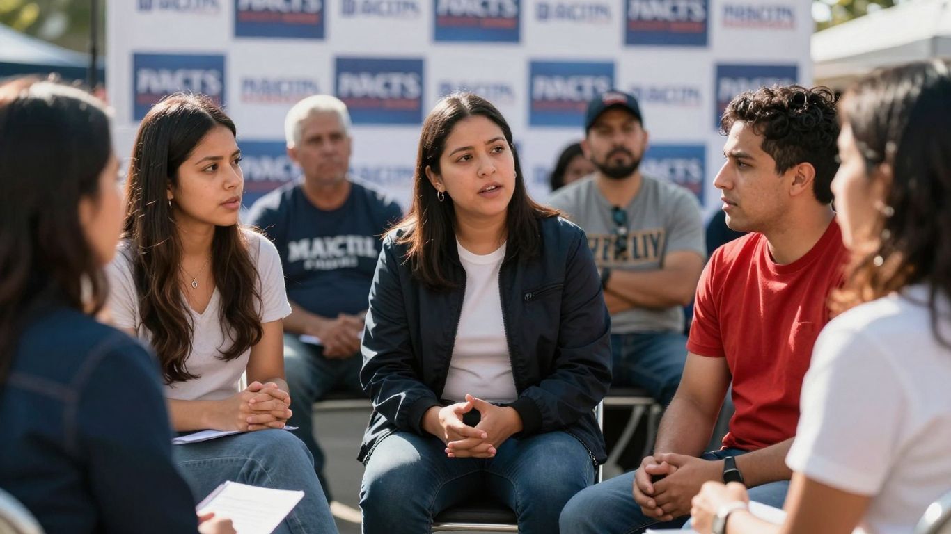 Médiation sociale dans une campagne électorale.