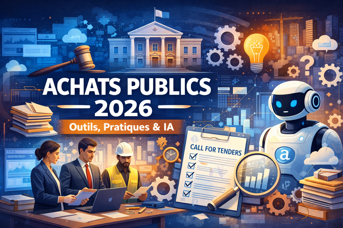 Achats publics 2026 – Outils, Pratiques & IA