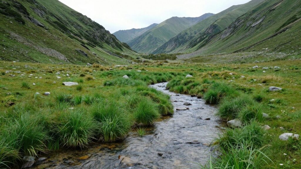 Phytoépuration en montagne dans les Hautes-Alpes.
