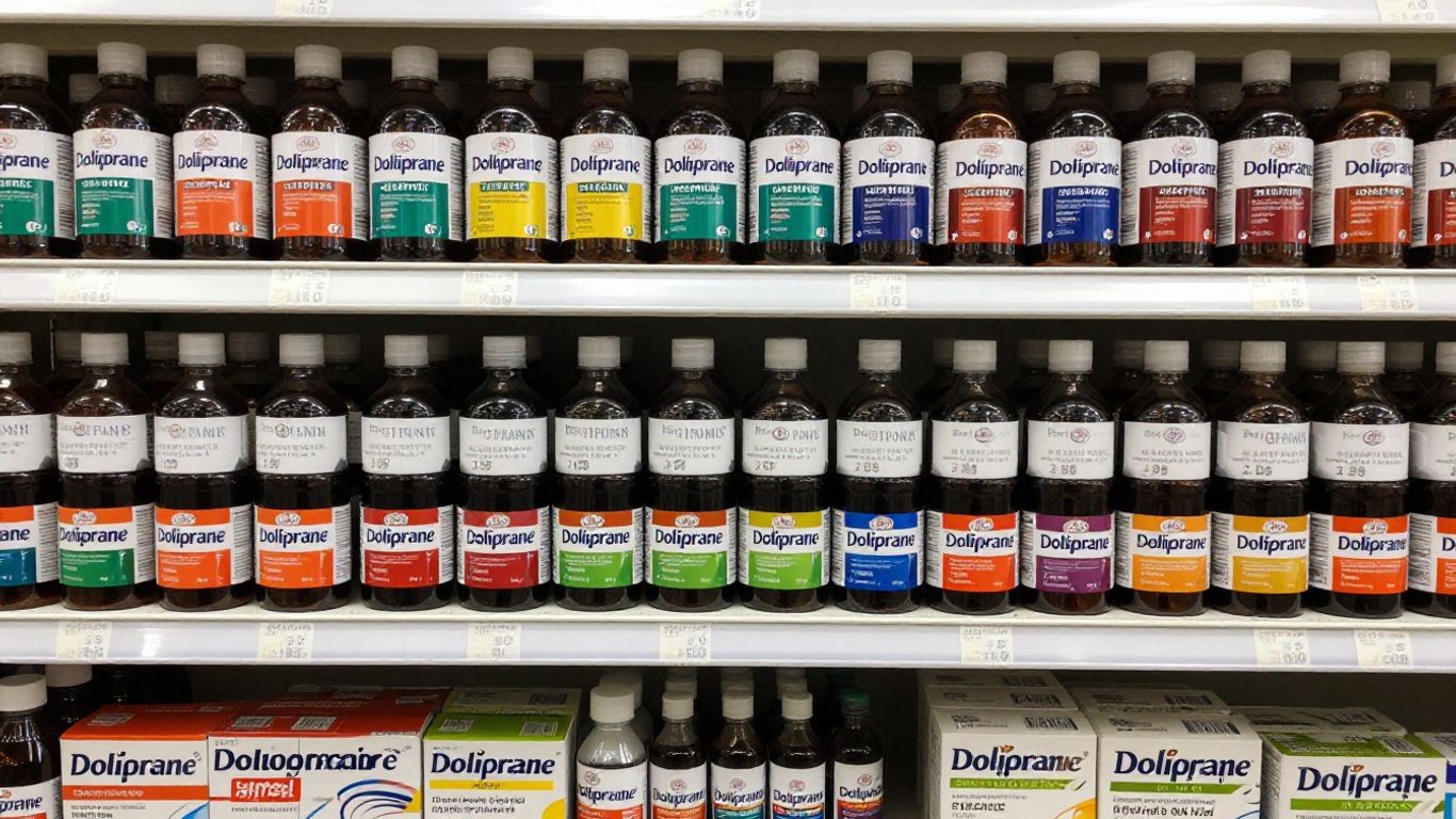 Bouteilles de Doliprane buvable rappelées en raison d'un défaut.