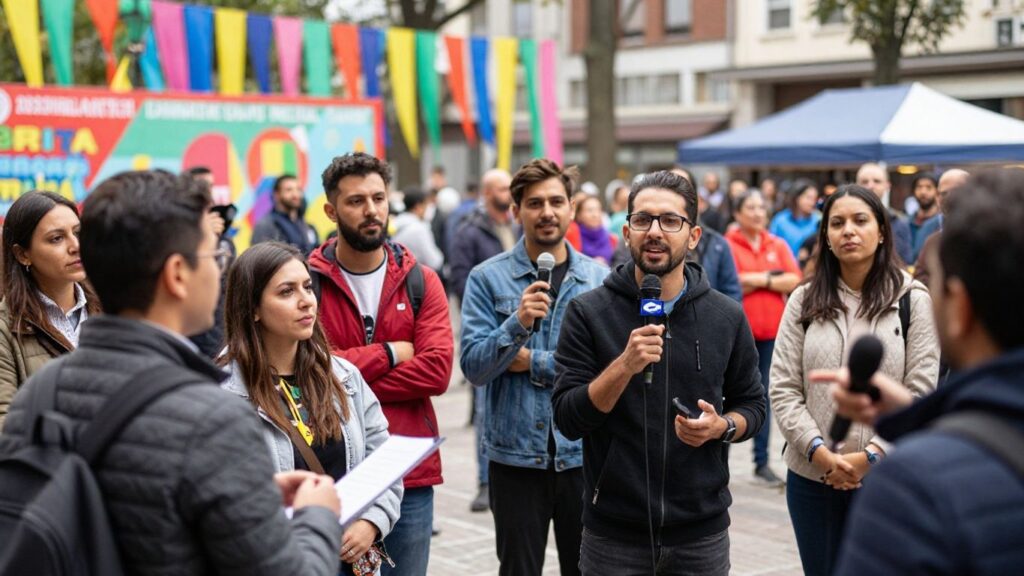 Candidats s'engageant sur la culture lors des municipales 2026.