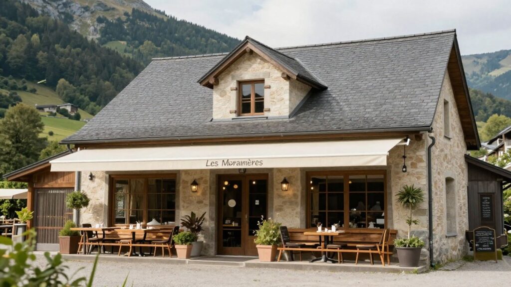 Restaurant Les Morainières, Jongieux, Savoie, trois étoiles Michelin