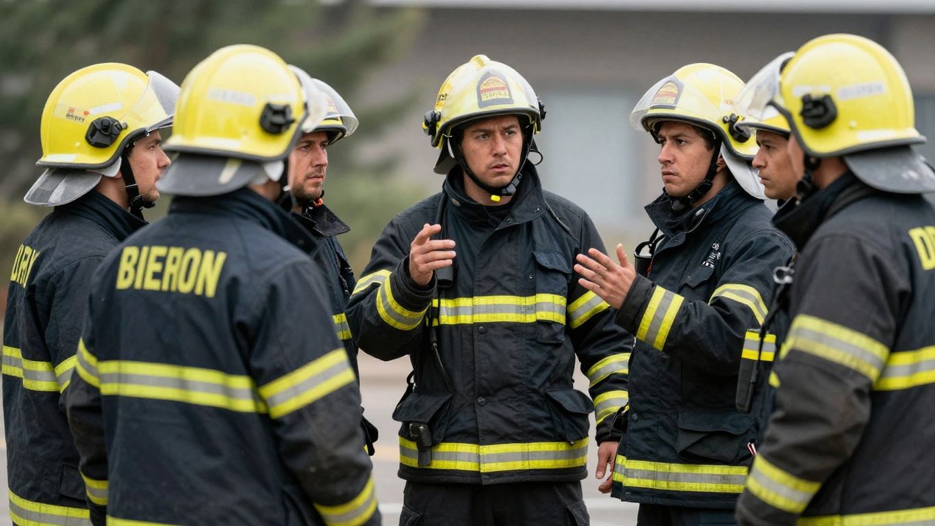 Pompiers et soignants en conflit.
