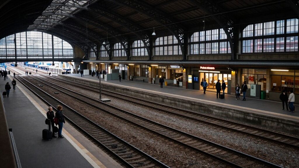 Gare de Lyon fermée, trains à l'arrêt, voyageurs désemparés.