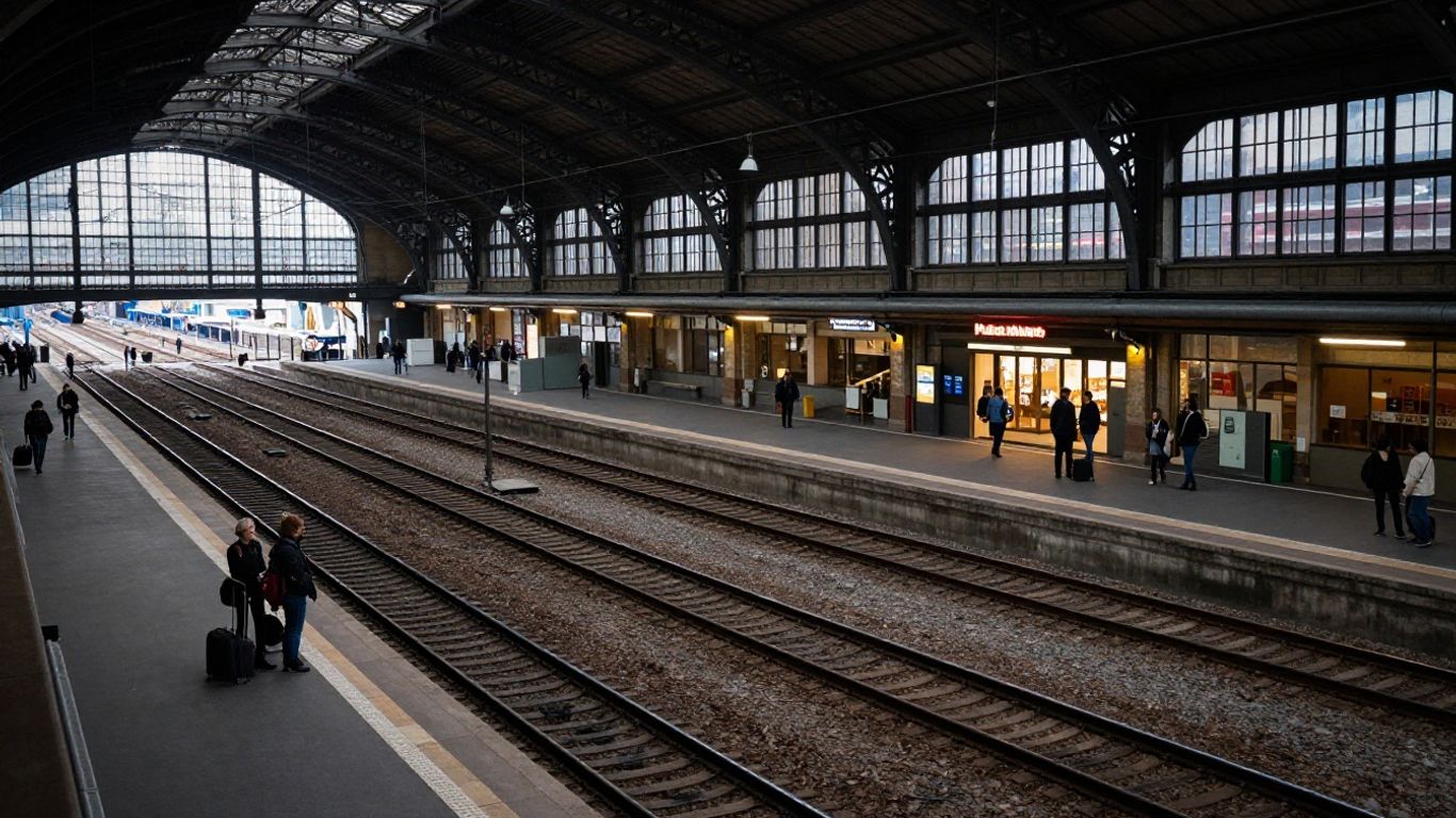 Gare de Lyon fermée, trains à l'arrêt, voyageurs désemparés.