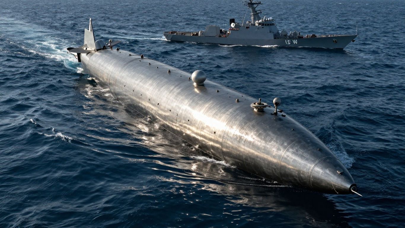 Mines navales dans le détroit d'Ormuz avec un destroyer américain.