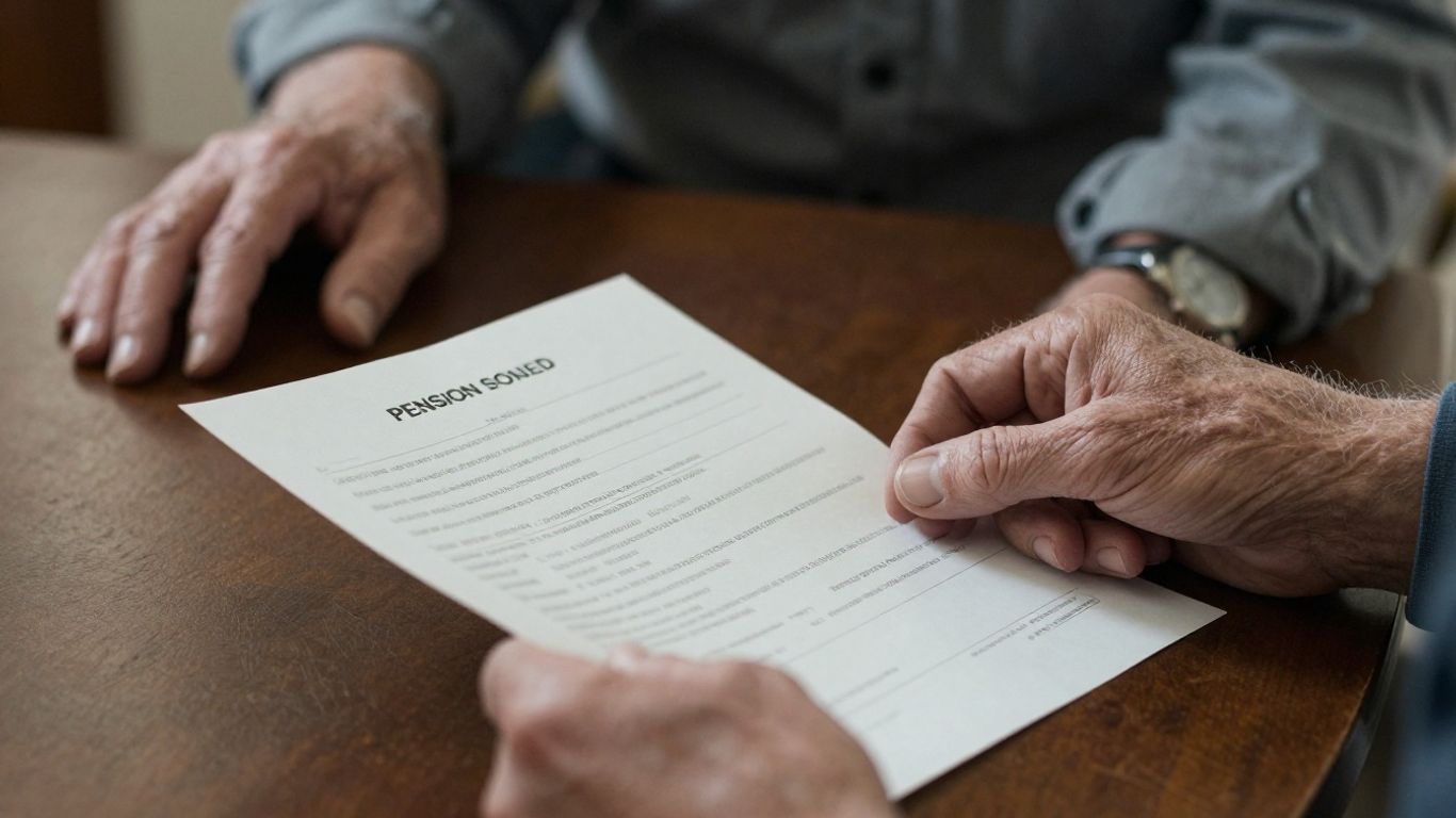 Retraité recevant un remboursement de pension.