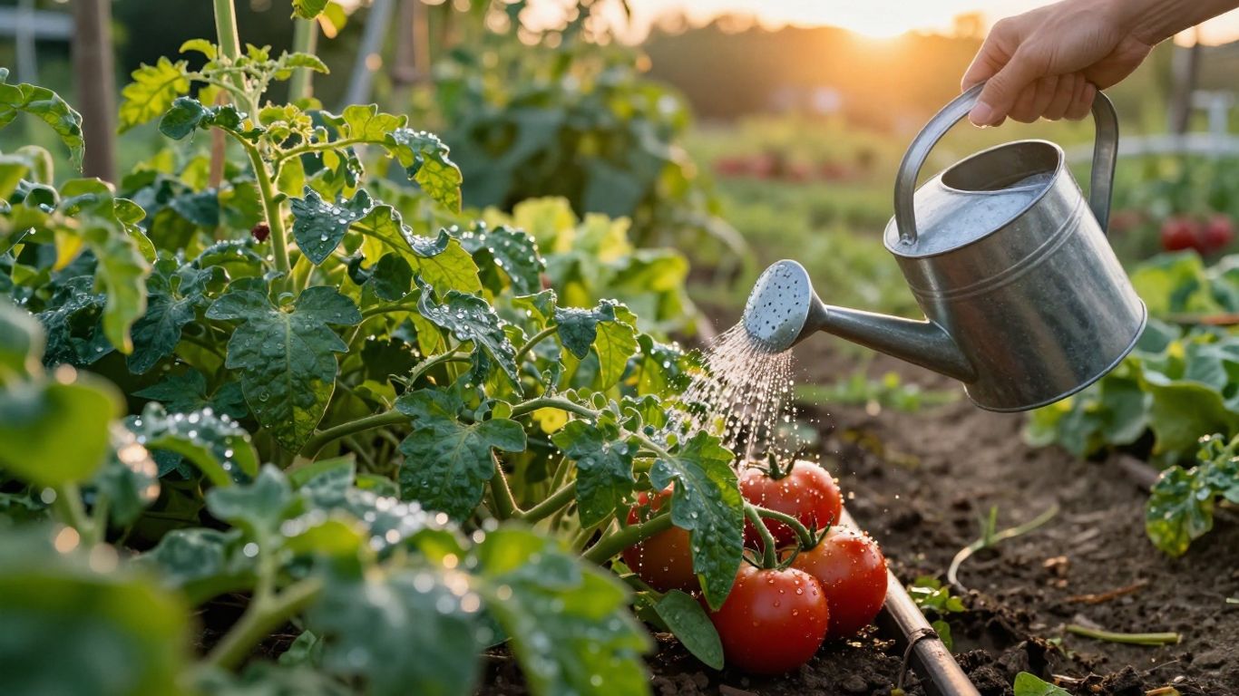 Potager et forte chaleur : l’heure idéale pour arroser sans gaspiller d’eau