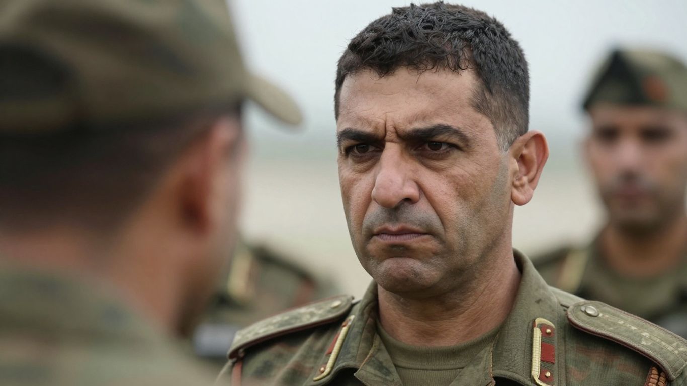 Chef militaire iranien, doigt sur la gâchette.