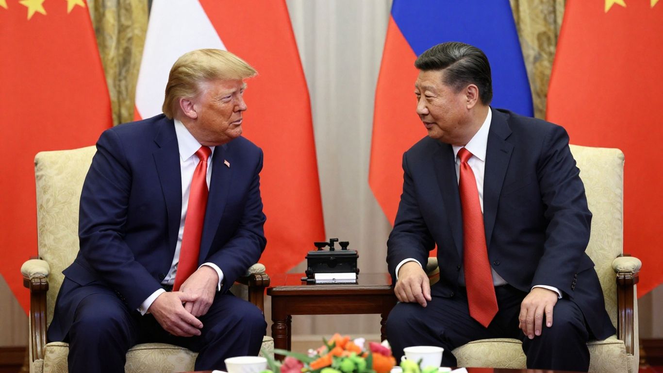 Rencontre entre Trump et Xi en Chine