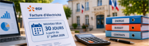 Délai de paiement EDF : un changement concret pour les collectivités dès le 1er juillet