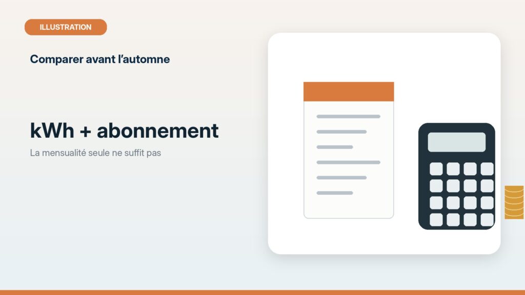 Comparer le prix du kWh et l’abonnement gaz avec facture et calculatrice