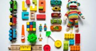 Jouets d'éveil colorés dans une crèche, crédit d'impôt frais de garde