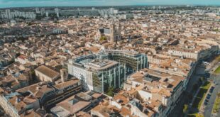 Vue aérienne du centre de Bordeaux