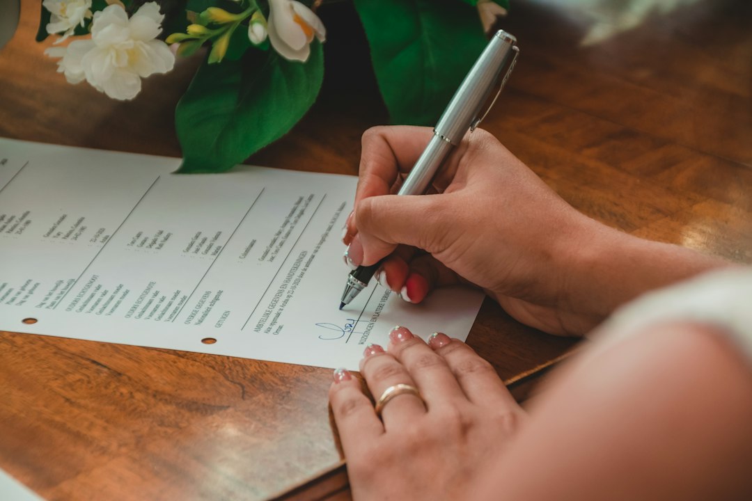 Signature d'un formulaire de retraite de réversion