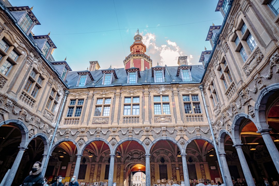 Cour de la Vieille Bourse, à côté du marché de Noël Lille